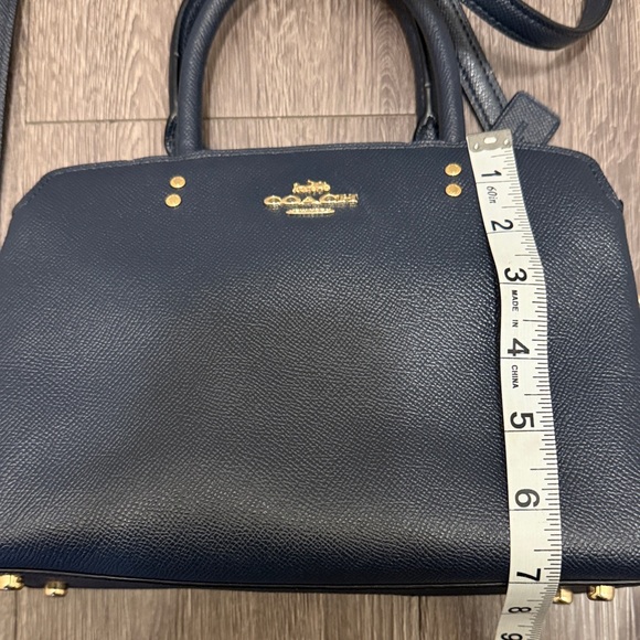 Coach Navy Leather Purse - Picture 6 of 6